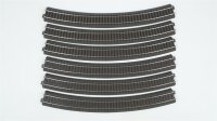 Märklin H0 24530 Gebogenes Gleis R5 = 643,6 mm 30° (6 Stk. in OVP weiß-grau)