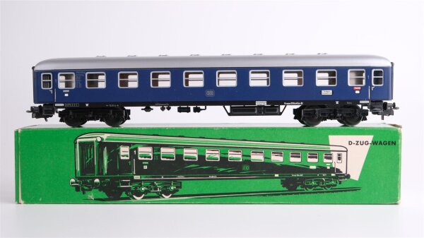Märklin H0 4027 Reisezugwagen (dunkelblauer Wagenkasten) A4ümg der DB