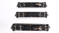 Märklin H0 Konvolut Personenwagen "346/1" 2.Kl., Personenwagen "346/1" mit Zugschluss 2.Kl., Packwagen "346/4" Blech Nebenbahn (ungetestet)