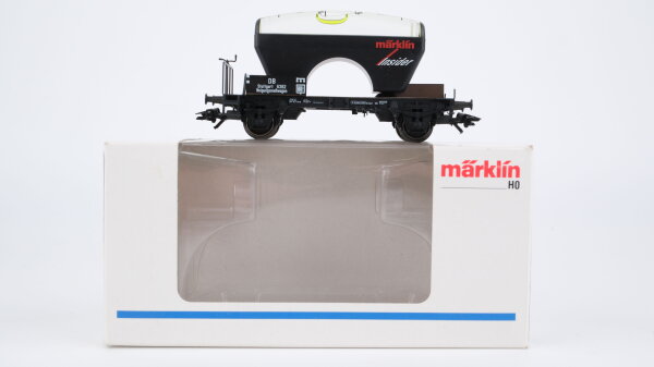 Märklin H0 46582 5-Jahre Insider-Mitgliedschaft Flachwagen mit Wasserwage der DB