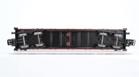 Märklin H0 Konvolut 2 Niederbordwagen 2-achsig, 2 Niederbordwagen 4-achsig, Niederbordwagen mit Ladung "Holzbretter" DB