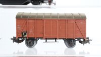 Märklin H0 Konvout 4 gedeckte Güterwagen, Seitenwandschiebewagen DB