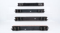 Röwa H0 Konvolut Silberling 2. Kl., Abteilwagen 2. Kl. mit Gepäckabteil, Abteilwagen 1./2.Kl., Abteilwagen 1. Kl. 4-achisg DB