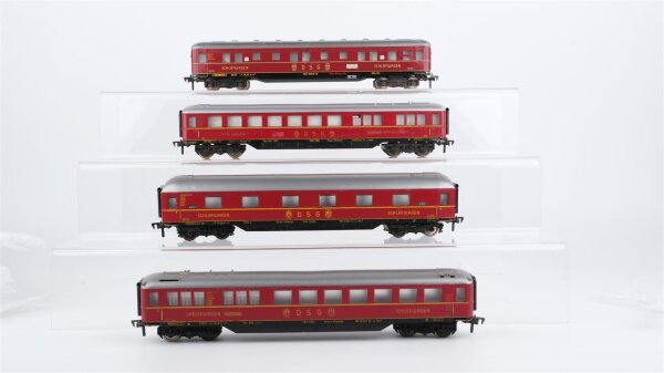 Fleischmann H0 Konvolut Schlafwagen, Speisewagen, 4-achsig DSG