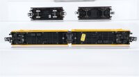 Electrotren H0 Konvolut  Autotransportwagen "Semat" 3-achsig, 2 Güterzugbegleitwagen, Schiebedachwagen "Abonos" ACM M.Z.A. u.a.