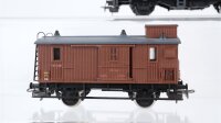Electrotren H0 Konvolut  Autotransportwagen "Semat" 3-achsig, 2 Güterzugbegleitwagen, Schiebedachwagen "Abonos" ACM M.Z.A. u.a.