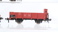 Fleischmann H0 Konvolut Mittelbordwagen mit Bremserhaus, Rungenwagen DB (Rungen fehlen)