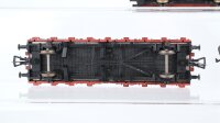 Fleischmann H0 Konvolut Mittelbordwagen mit Bremserhaus, Rungenwagen DB (Rungen fehlen)