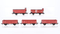 Fleischmann H0 Konvolut Tiertransportwagen mit...