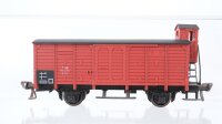 Fleischmann H0 Konvolut Tiertransportwagen mit Bremserhaus, geschlossener Güterwagen mit Bremserhaus, Hochbordwagen DB
