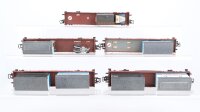 Märklin H0 Konvolut Niederbordwagen mit Ladung "Circus Apollo" DB (Ladung teilweise geklebt)