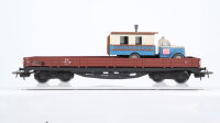 Märklin H0 Konvolut Niederbordwagen mit Ladung "Circus Apollo" DB (Ladung teilweise geklebt)