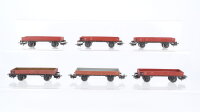 Märklin H0 Konvolut Niederbordwagen DB