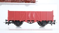 Roco H0 Konvolut Rungenwagen, Niederbordwagen teilbeladen mit Auto, Hochbordwagen DB u.a. (Rungen unvollständig)
