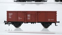 Märklin H0 Konvolut Güterzugbegleitwagen, Containertragwagen "Modellbahn und Schule", Hochbordwagen DB