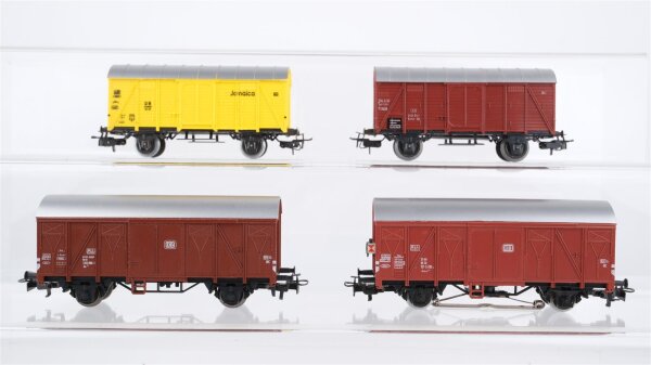 Märklin H0 Konvolut gedeckte Güterwagen "Jamaica" u.a. DB