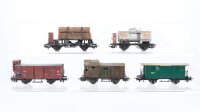 Märklin H0 Konvolut Kesselwagen mit Bremserhaus...