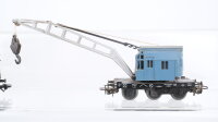 Märklin H0 Konvolut Kranwagen 3-achsig mit Kranschutzwagen 4-achisg, Güterzugbegleitwagen DB