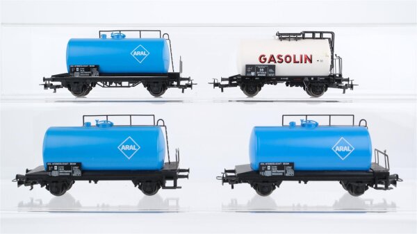 Märklin H0 Konvolut Kesselwagen "Aral", "Gasolin" DB