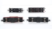 Unbekannt H0 Konvolut Kesselwagen "ÖMV", Kühlwagen "Evian", gedeckter Güterwagen, Hochbordwagen ÖBB/SNCF/N.S.B. (Kupplung fehlt)