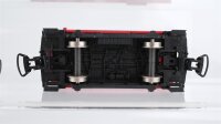Fleischmann/Pocher/Unbekannt H0 Konvolut US Caboose, Caboose 4-achsig, Mittelbordwagen 4-achsig, gedeckter Güterwagen 4-achsig N&W/ V&T u. a. (eine Kupplung unvollständig)