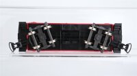 Fleischmann/Pocher/Unbekannt H0 Konvolut US Caboose, Caboose 4-achsig, Mittelbordwagen 4-achsig, gedeckter Güterwagen 4-achsig N&W/ V&T u. a. (eine Kupplung unvollständig)
