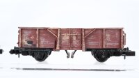 Arnold N Konvolut Mittelselbstentladewagen, Hochbordwagen teilbeladen DB (teilweise patiniert)