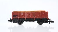 Arnold N Konvolut Mittelselbstentladewagen, Hochbordwagen teilbeladen DB (teilweise patiniert)