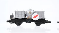 Arnold N Konvolut Behältertragwagen "Von Haus zu Haus" mit Bremserbühne, Kesselwagen "Vollrath Nürnberg Glühwein" u.a. mit Bremserhaus K.Sächs.Sts.E.B./DR u.a.