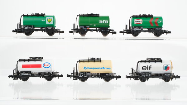 Unbekannt N Konvolut Tankwagen "Texaco", "Esso", "elf", "BP", "BfB", "Hoogovens" DB u.a.