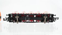 Fleischmann N Konvolut Behältertragwagen "EKU", Schiebewandwagen "Miele", gedeckter Güterwagen "Fleischmann" u.a. DB