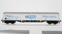 Fleischmann H0 Konvolut Kühlwagen "Sillan", Schiebedachwagen "Bauknecht" 4-achsig, gedeckter Güterwagen, Flachwagen 4-achsig DB