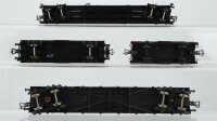 Fleischmann H0 Konvolut Kühlwagen "Sillan", Schiebedachwagen "Bauknecht" 4-achsig, gedeckter Güterwagen, Flachwagen 4-achsig DB