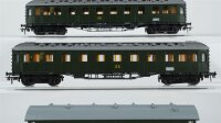 Unbekannt/ Schicht H0 Konvolut Abteilwagen 2. Kl., Personenwagen, 4-achsig DR
