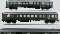 Fleischmann H0 Konvolut Schnellzugwagen 2. Kl., Gepäckwagen, 4-achsig DB (Abbrüche)