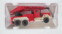 Märklin H0 46941 Rungenwagen mit Feuerwehr-Kranwagen  Rlmms 58 der DB
