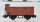 Märklin H0 Konvolut gedeckter Güterwagen "312" braun, Niederbordwagen mit Bremserhaus, gedeckter Güterwagen mit Bremserhaus und Zugschluss "320", Bananenwagen mit Bremserhaus "324 Jamaica" (Beleuchtung ungetestet)