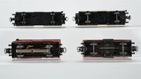 Märklin H0 Konvolut 2 Kühlwagen "Apollinaris, SPD", gedeckter Güterwagen braun, gedeckter Güterwagen braun mit Zugschluss DB (Beleuchtung ungetestet)