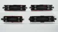 Märklin H0 3 Gedeckte Güterwagen braun, Bierwagen "Dortmunder Union" DB/FS (Abbruch)