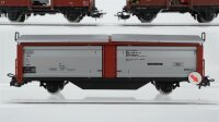 Märklin H0 2 Autotransportwagen (teilw. beladen) Seitenwandschiebewagen, Druckgaskesselwagen "VTG" DB (Abbrüche)