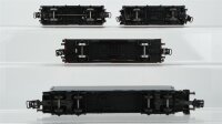 Märklin H0 2 Autotransportwagen (teilw. beladen) Seitenwandschiebewagen, Druckgaskesselwagen "VTG" DB (Abbrüche)