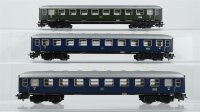 Märklin H0 Konvolut 2 Personenwagen 1.Kl. blau,...