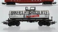 Märklin H0 Konvolut 2 Hochbordwagen "L&N 39 099 Dixie Line, UP 65263", Kesselwagen "GATX 31057 Bakers Chocolate" USA