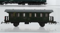 Piko H0 Konvolut Abteilwagen 2.Kl., Abteilwagen 1./2.Kl., Personenwagen 3.Kl., Personenzugbegleitwagen DR
