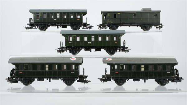 Märklin H0 Konvolut Donnerbüchse 2. Kl., Gepäckwagen