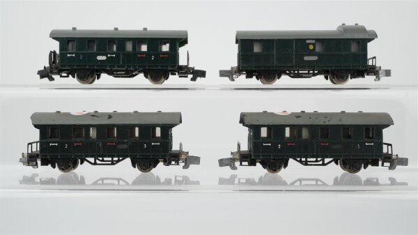 Rokal TT Konvolut Donnerbüchse 2. Kl., Donnerbüchse 2./ 3. Kl., Gepäckwagen