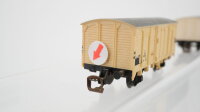 BTTB TT Konvolut Bierwagen "Tuborg", gedeckter Güterwagen DSB (Abbrüche)