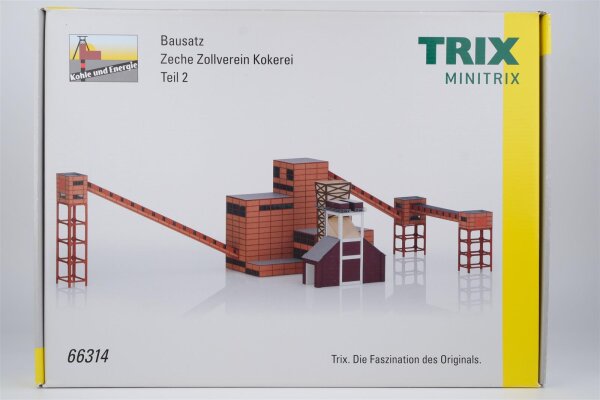 Trix N 66314 Minitrix Bausatz Zeche Zollverein Kokerei Teil 2