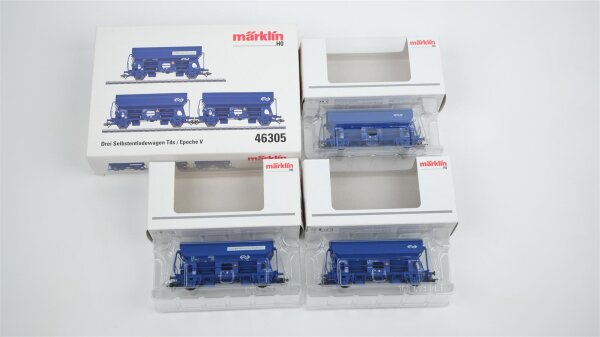 Märklin H0 46305 Selbstentladewagen Set Tds NS