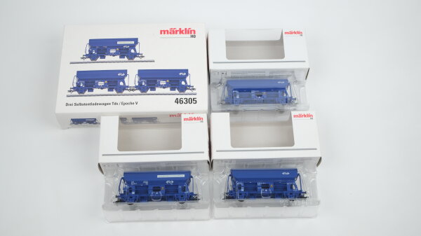Märklin H0 46305 Selbstentladewagen Set Tds NS